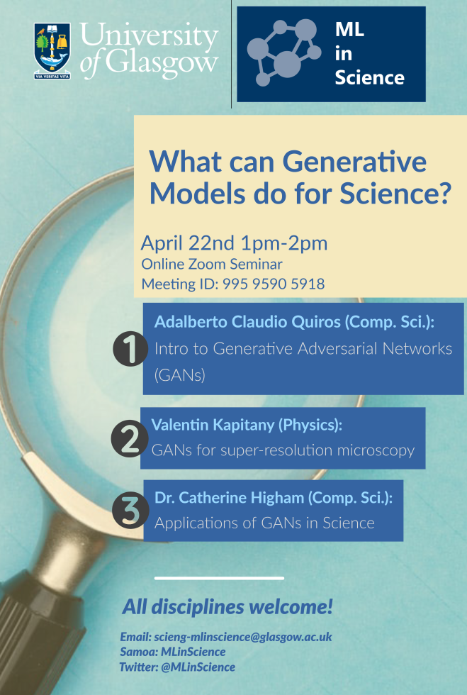 image from What can Generative Models do for Science?